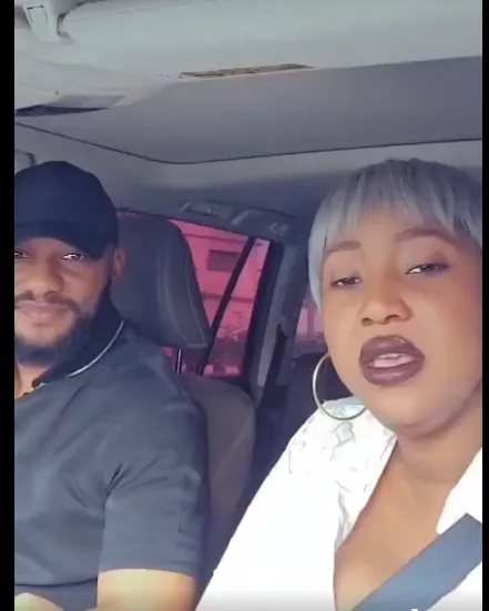 Ijele Odogwu - Yul Edochie hails his second wife Judy Austin-Moghalu as he shares a video of them having a sing-along while driving together (video)