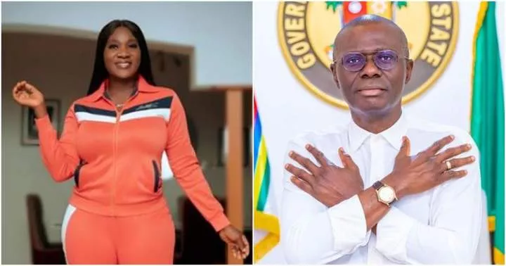 Mercy Johnson dragged as she drums support for Gov. Sanwo-Olu