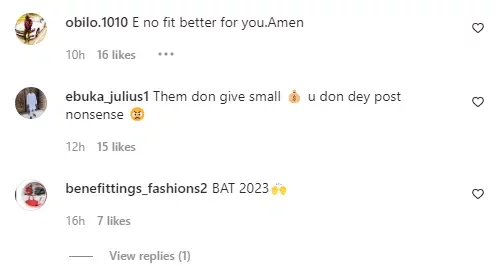 Eniola Badmus forced to lock comments on all posts following comment on Tinubu and wife