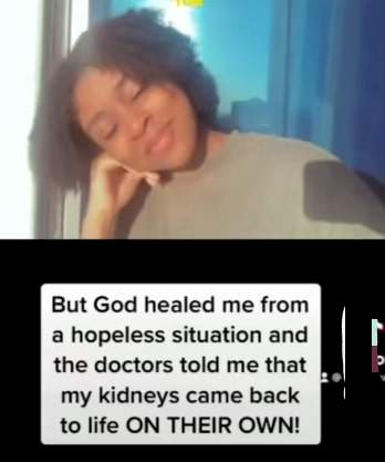 'My greatest testimony yet' - Lady narrates how her kidneys became functional again without dialysis (Video)