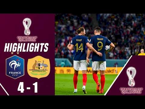France 4  -  1 Australia (Nov-22-2022) World Cup 2022