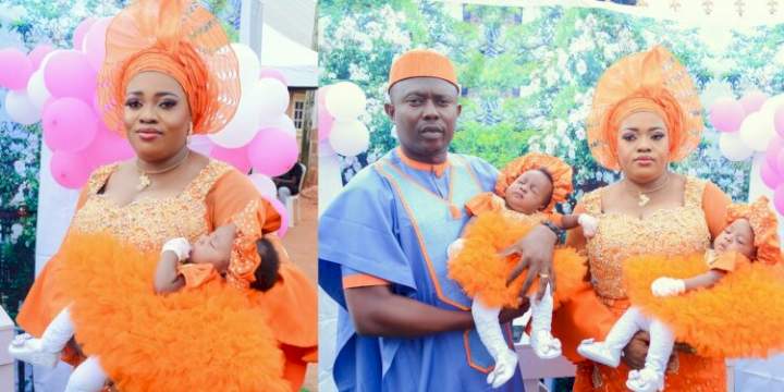 Nigerian couple welcomes twins after 13 years of waiting