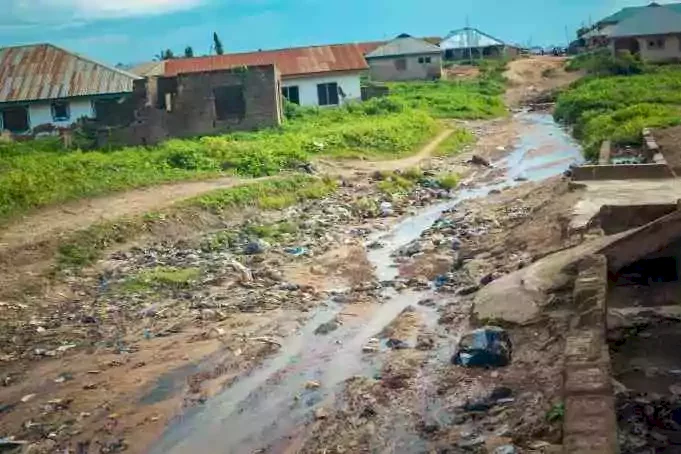 Youth Corper recounts how he brought a road construction project to a community in Kwara where he's serving (Photos)