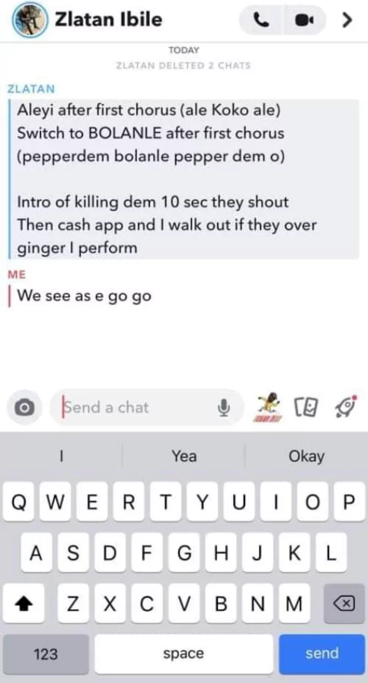 O2 Arena: Davido's DJ, Ecool fingers Zlatan Ibile; posts chat receipts to prove he followed his orders that could have ruined concert