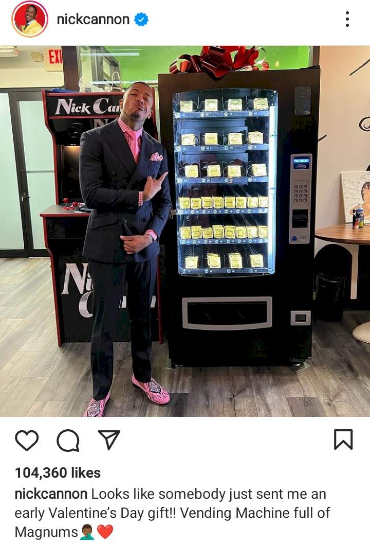 Kevin Hart sends Nick Cannon vending machine packed heavily with condoms after Nick revealed he's expecting his 8th child