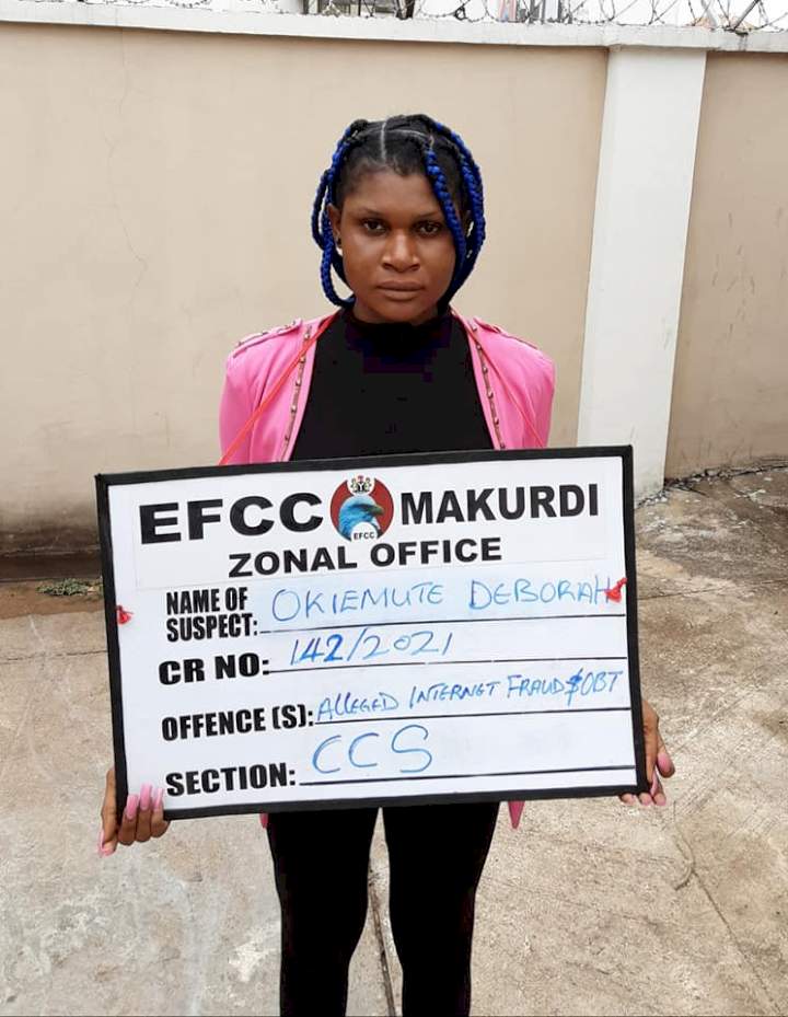 Update: 'Slay queen' arrested by EFCC shortly after showing off, sentenced to three years in prison for internet fraud