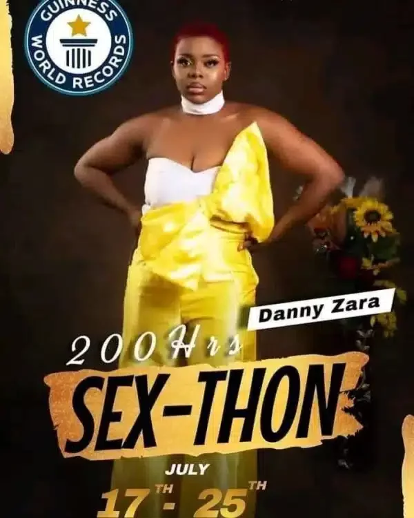 'See what Hilda Baci has caused' - Reactions as lady, announces 200-hour sex marathon