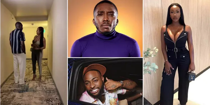 "Name wey dey give PTSD" - Bovi 'runs for his life' as Oyinbo lady says her name is 'Anita' (Video)