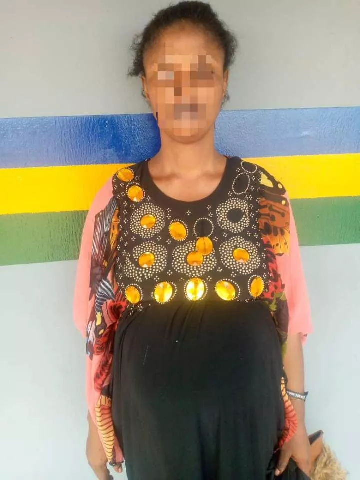 Police arrest pregnant woman for cutting her teenage maid with knife in Lagos (video)