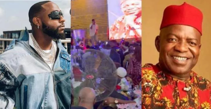 Davido thrills guests at Gov. Alex Otti's post-inauguration ceremony with electrifying performance (Video)