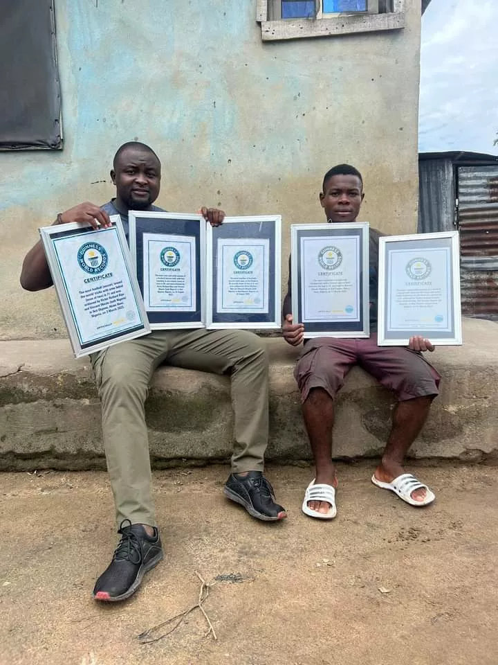 'I am now a mechanic' - 16-year-old Nigerian boy with 5 awards from Guinness World Records shares story