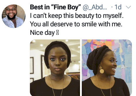 'You Carry Eye Go Market' - Nigerian Muslim Man Gushes OVer His Wife's Beauty and Virtues