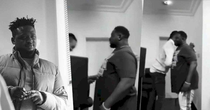 "Is he pregnant" - Fans express worry over Wande Coal's health (Video)