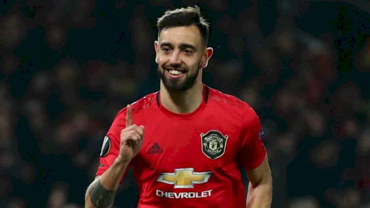 EPL: Bruno Fernandes given new shirt number at Manchester United