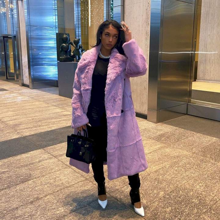 Purple Fit Lori Harvey