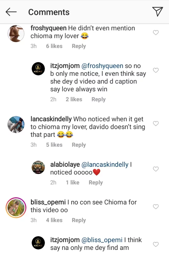 'He didn't even mention Chioma my lover, Why did he keep quiet?' - Reactions trail video of Davido singing Assurance on stage (Video)