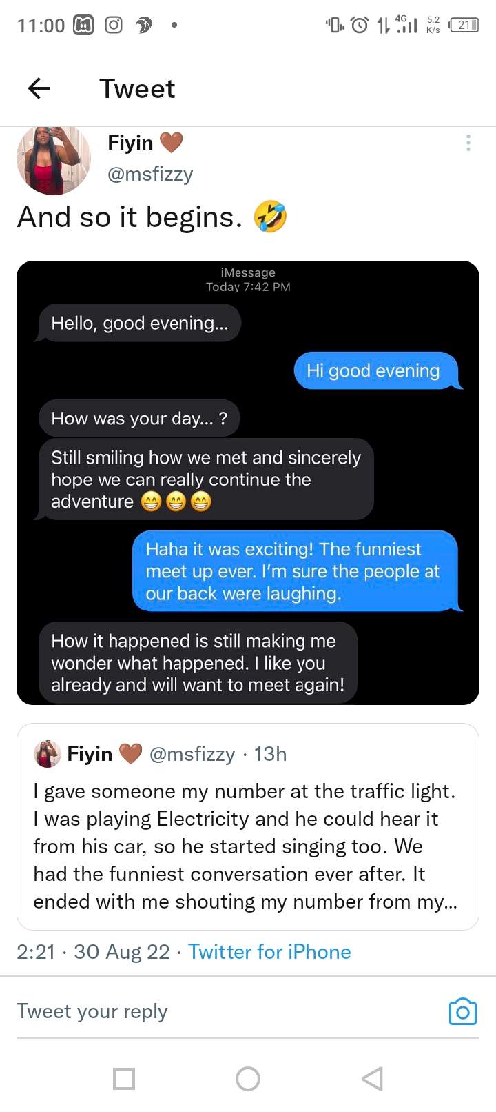 'I ended up shouting my number from my car' - Lady recounts hilarious but sweet way she met a man at traffic light