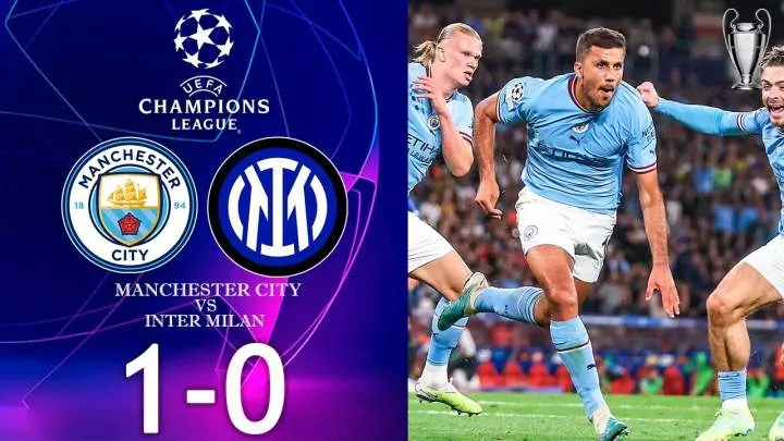 Manchester City 1 - 0 Inter (Jun-10-2023) Champions League Highlights