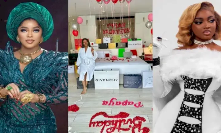 "Never compete with me cause you'll go broke" - Bobrisky blasts Papaya Ex after she flaunted how her man spoilt her on birthday (Video)
