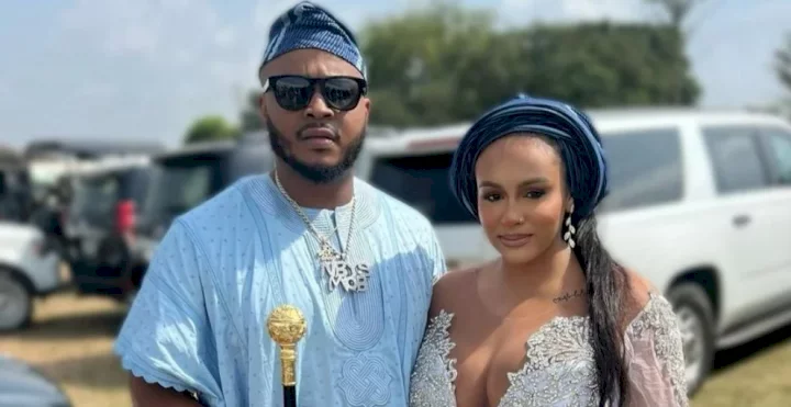 Sina Rambo's estranged wife removes 'Adeleke' from their daughter's IG page