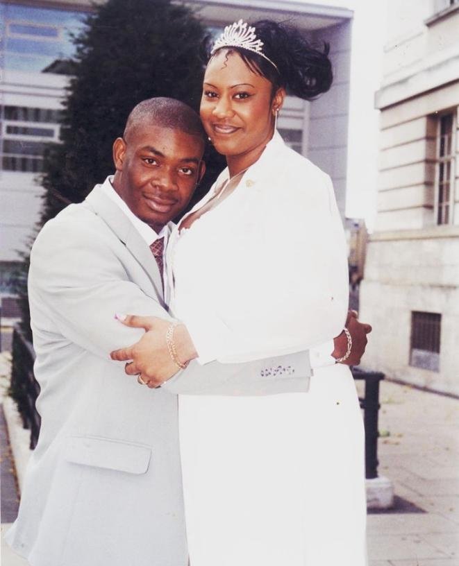 Nigerians leak more photos of DonJazzy and his wife from their wedding, 18 years ago