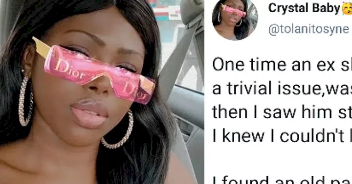 Lady narrates how she dealt with her ex-boyfriend for slapping her