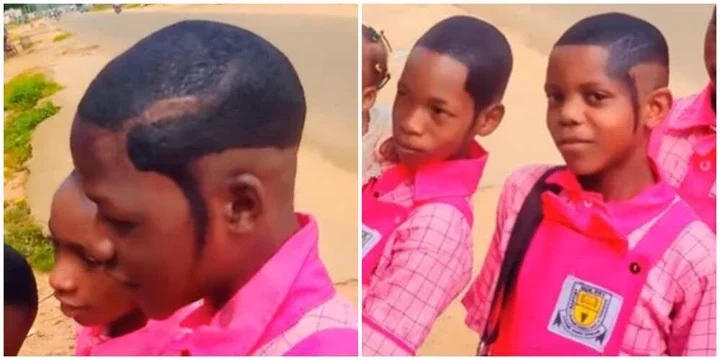Video of Young Boys Rocking Swaggy Haircuts for Their Graduation Trends Online