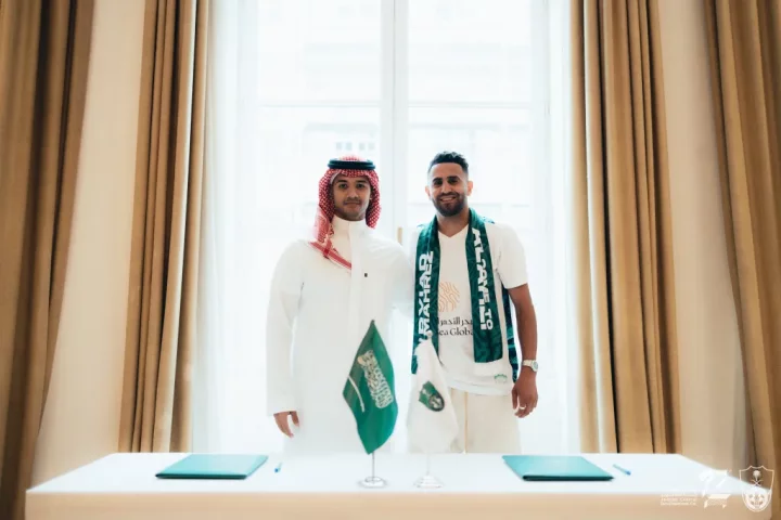 Riyad Mahrez completes £30million move from Manchester City to Saudi Arabian side Al-Ahli