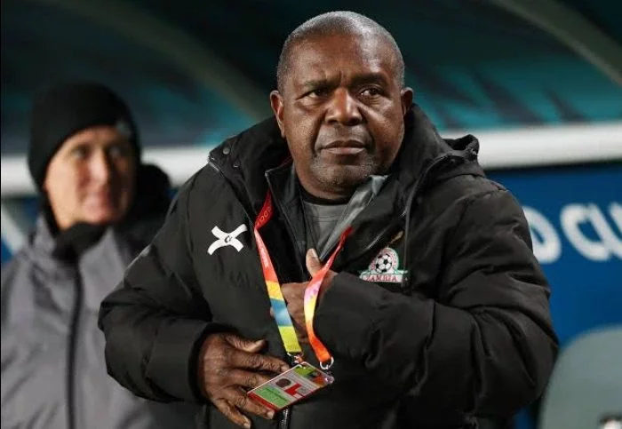 Zambia Coach Caught Rubbing His Player's Chest At 2023 Women's World Cup