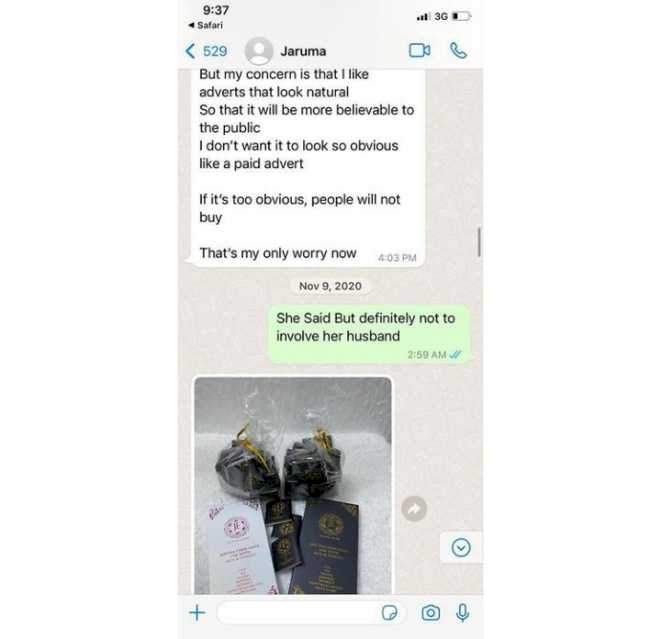 'I want it natural' - Leaked chat between Regina Daniels and Jaruma surfaces, Nigerians react (Screenshots)