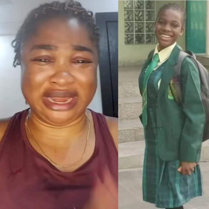 What happened to my child? - Nigerian mum cries out after her 12 year old daughter died while attending school's interhouse sports (video)