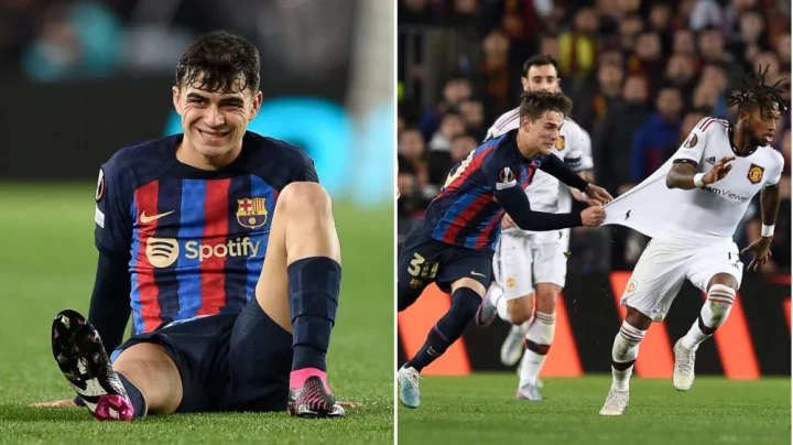 Barcelona handed huge blow for Manchester United second leg clash with Gavi and Pedri set to miss out