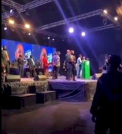 Moment Governor Wike promised N10M each to every artiste that performed at Burna Boy’s homecoming concert (Video)
