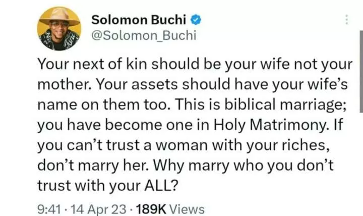 Achraf Hakimi: 'Why marry who you don't trust with your all?' - Solomon Buchi