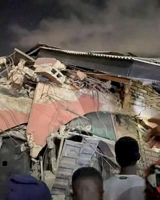 Photos of the collapsed Ebute Metta building before tragedy struck