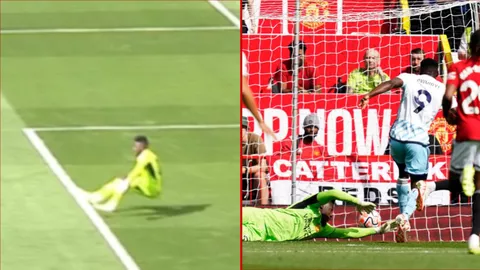 I believe I can fly - fans troll Onana for conceding funny goal to Awoniyi
