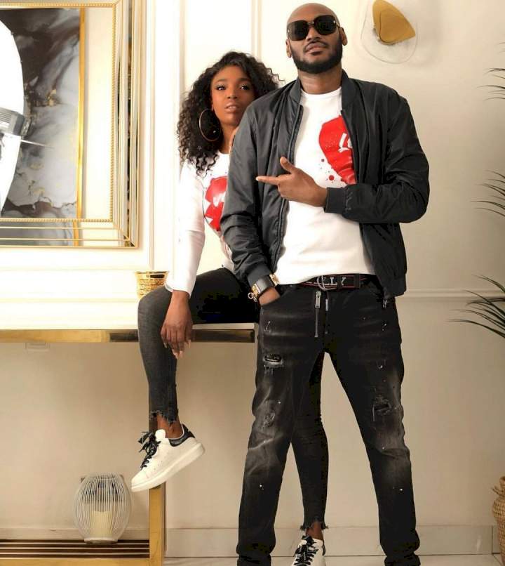 My Mine is here: Heart-warming moment 2baba reunites with his wife, Annie after weeks apart (Video)
