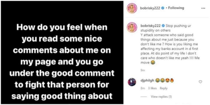 'At this point of my life, I don't care who doesn't like me' - Cross-dresser, Bobrisky rants