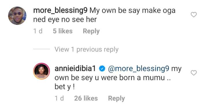 Annie Idibia slams follower who advised that her daughter should be kept away from Ned Nwoko
