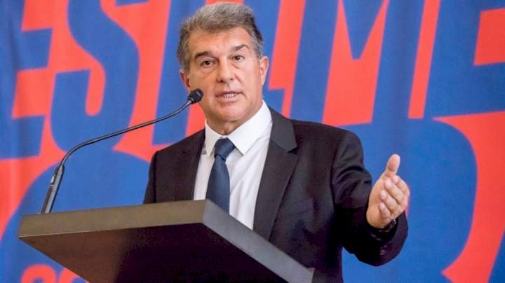 LaLiga: Barcelona president, Laporta gives transfer update on Dembele, Gavi