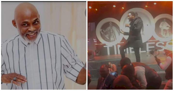 Watch as Timi Dakolo performs "Flying without wings" at RMD 60th birthday (Video)