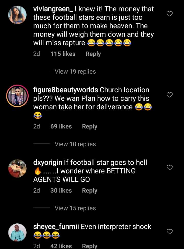 'Anyone Who Dies As A Football Player Will Go To Hell, Write It Down' - Pastor Tells Congregation (Video)
