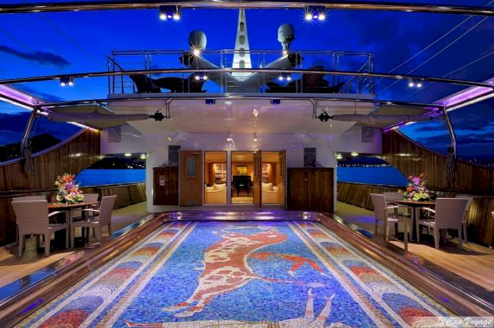 Aristotle Onassis' Christina O super luxury yacht