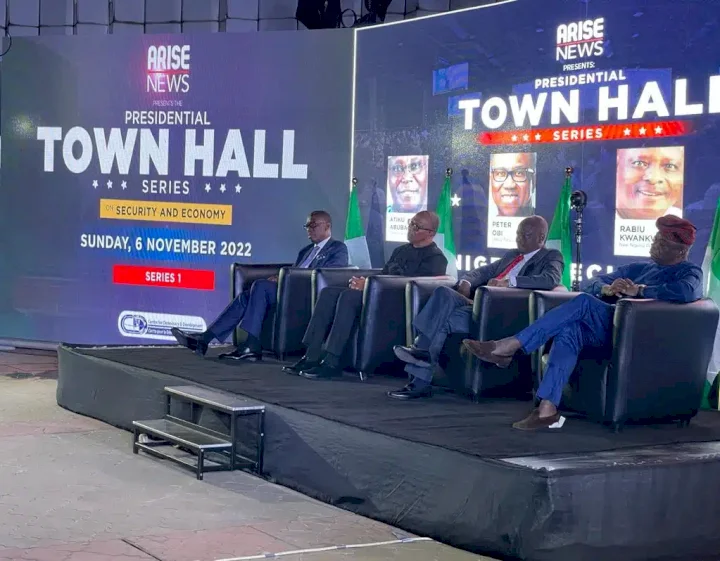 APC explains why Tinubu was absent at presidential town hall meeting