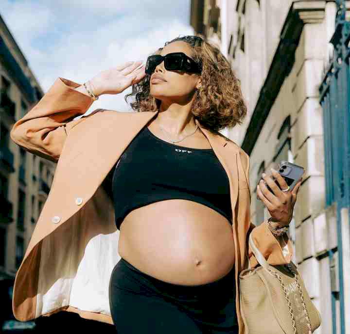 Pregnant Jada Pollock professes love for Wizkid after receiving loads of gifts from him