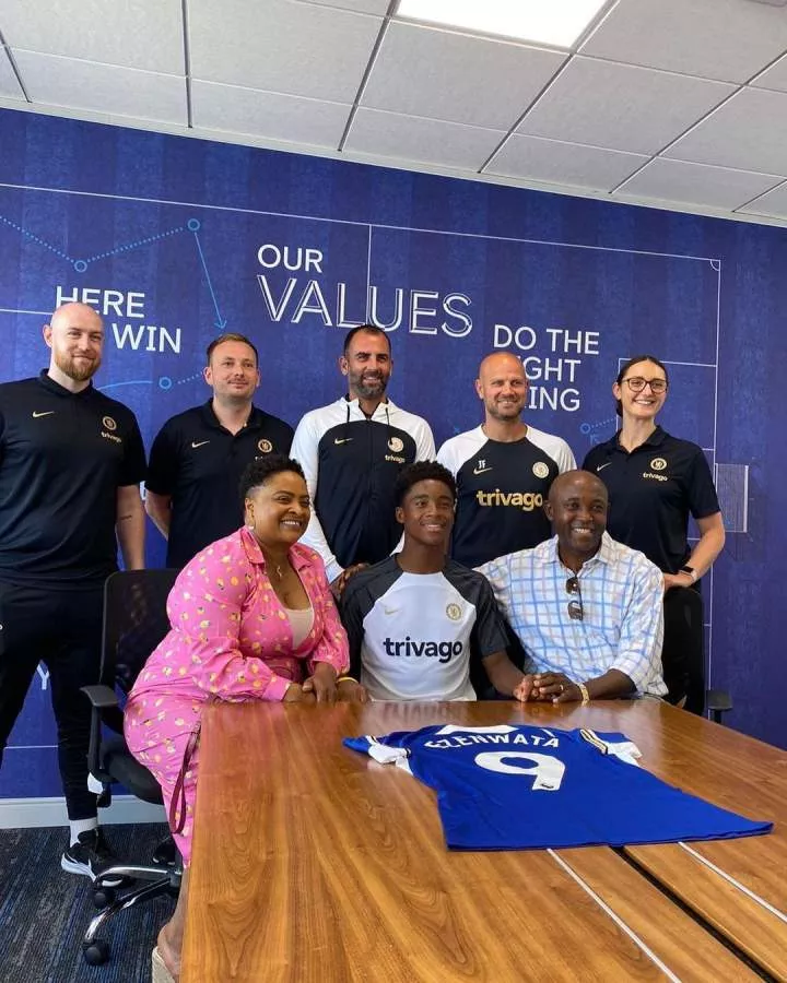 After a successful trial, Chelsea has signed 15-year-old Nigerian-eligible youngster Chizaram Ezenwata, previously of Charlton Athletic FC. Instagram/Chizaram Ezenwata