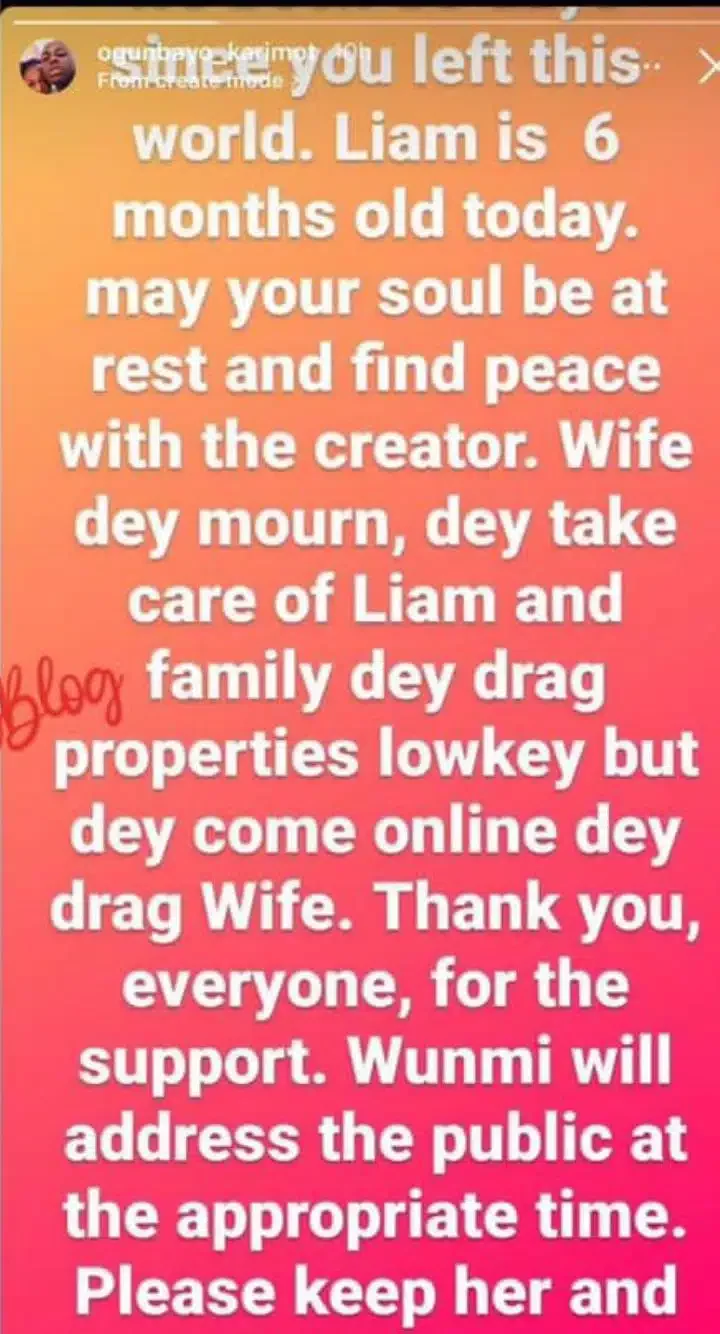 'Family dey drag properties low-key, but come online dey drag wife' - Mohbad's sister-in-law