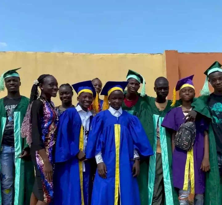 'Thank you for sponsoring our education' - Ikorodu Bois appreciate Femi Otedola and Dj Cuppy on their graduation.