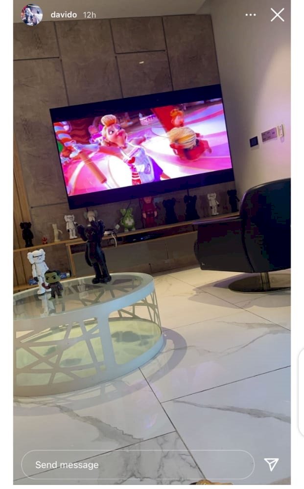 “I’m finished today” – Davido says as he shows off pictures of what his daughter, Imade, and her gang did to his house