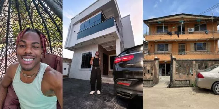 Singer, Ckay acquires a luxury mansion; shows off house he lived in years ago (photos)